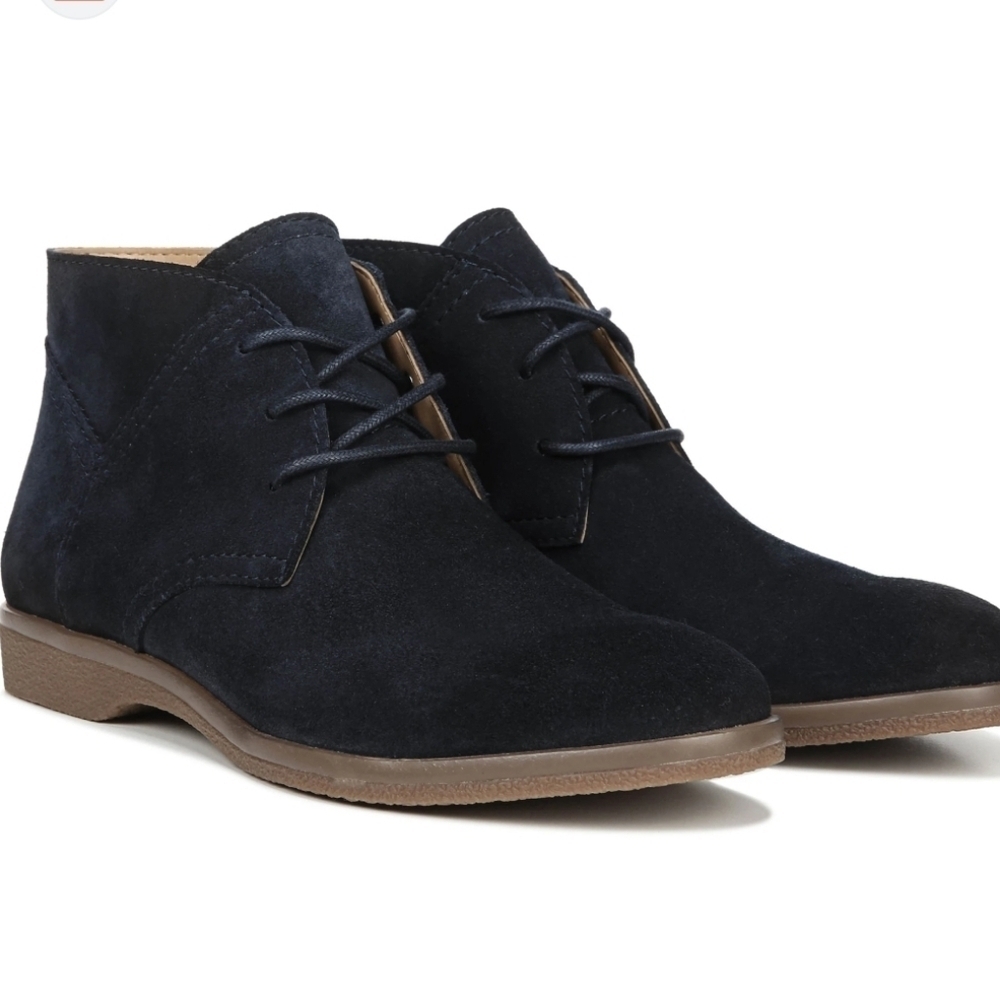 Anthropologie Franco Sarto Women Percy Leather Lace Up shoes Chelsea boots sz 9M